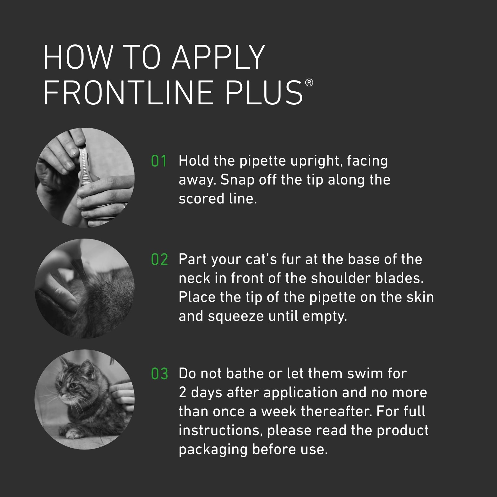 Frontline Plus® Spot-On Flea & Tick Treatment for Cats & Ferrets | 6 Pipettes