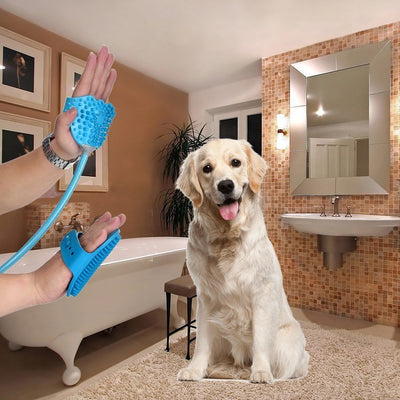 Pet Bathing Massage Gloves