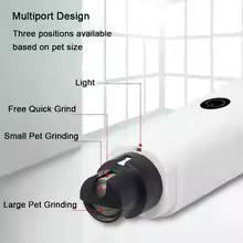 Professional Pet Nail Grinder – Rechargeable USB Dog Nail Trimmer