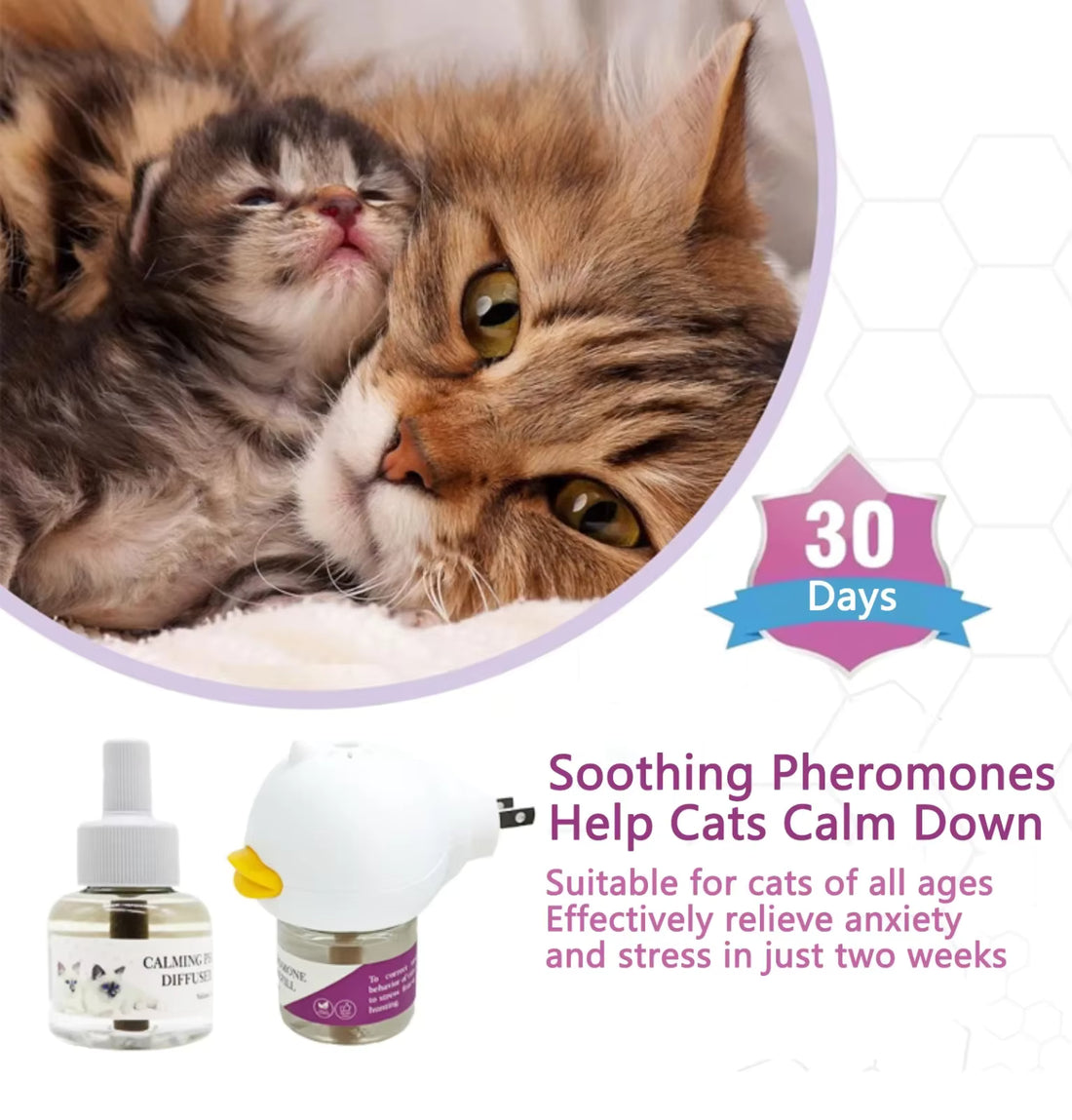 Cat Calming Diffuser – Natural Stress Relief for Anxious Cats