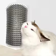 Cat Self-Grooming Wall Brush – Massage & De-Shed Comfort Corner