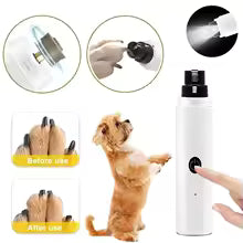 Professional Pet Nail Grinder – Rechargeable USB Dog Nail Trimmer