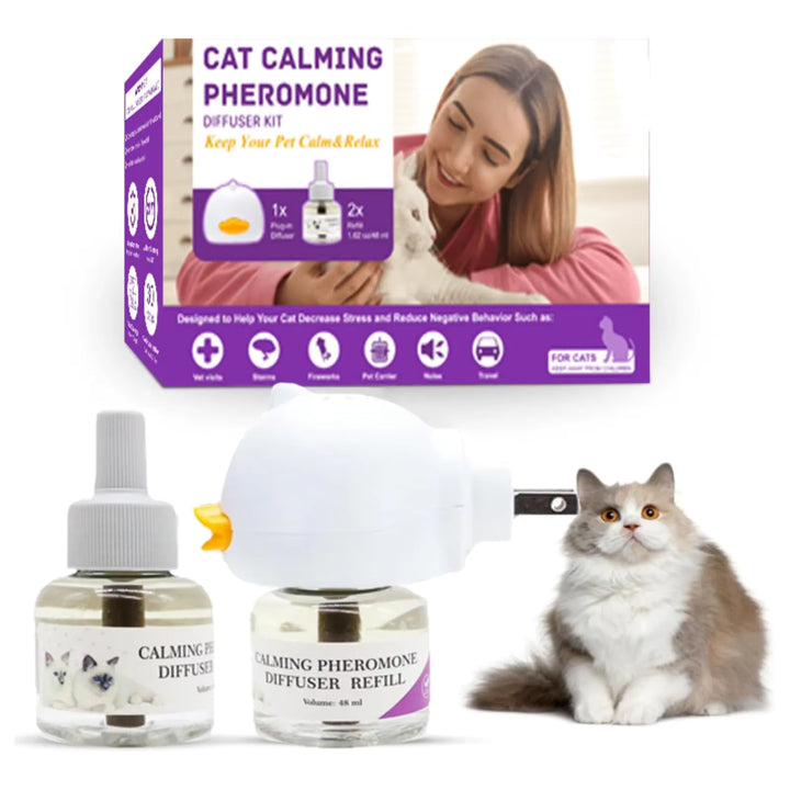 Cat Calming Diffuser – Natural Stress Relief for Anxious Cats