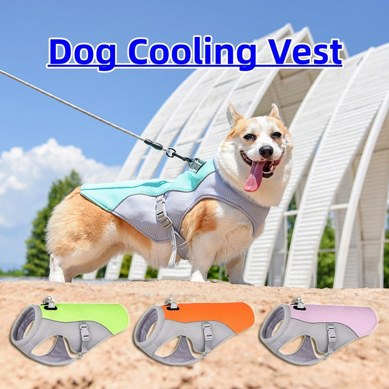 Summer Pet Dog Cooling Vest Heat Resistant.