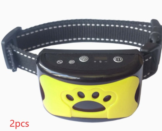 Dog Training Collar Waterproof Electric Pet Remote Control Rechargeable Dogs Trainer Bark Arrester With Shock Vibration Sound